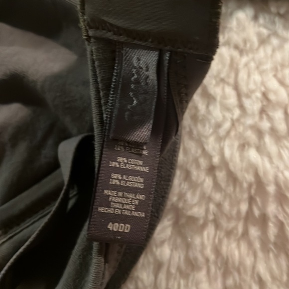 Skims cotton logo underwire Demi dark grey 40DD - Picture 5 of 5